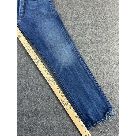Levi's 501 CT Customized Tapered Original Jeans Blue Denim Cotton 32x32 (32x31) - Picture 11 of 13